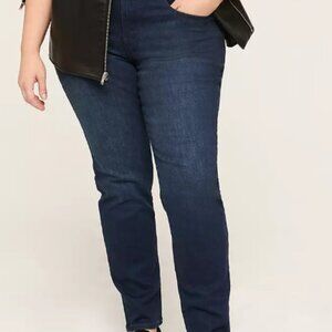 Lane Bryant Tighter Tummy Fit High-Rise Straight Jean  NWOT Size 26S (578)